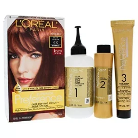 L'Oréal Loreal Preference Hair Color Permanent Fade Defying Light Auburn Warmer 6R
