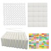 100 Pcs White Refillable Nasal Inhalers, Eco-Friendly PP Plastic Personal