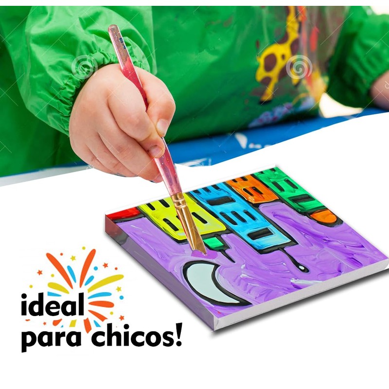 Genérico Mini Lienzos Bastidores Para Pintar - Minicanvas 5 Piezas