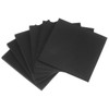 QUARKZMAN 6 Pack Rubber Pad Plates, 1/4" Thick x 4"