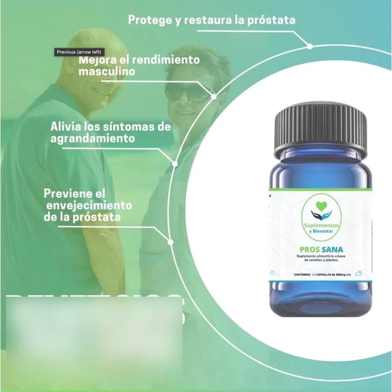 Prossana suplemento alimenticio.