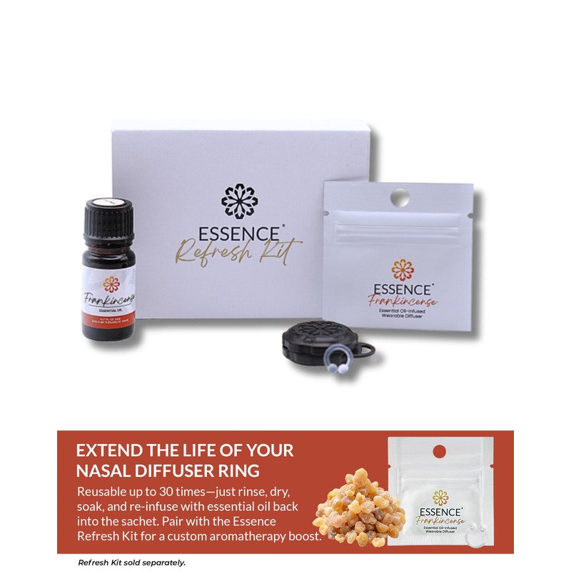Essence Wearable Aromatherapy Nasal Diffuser – Frankincense Essential Oil Nose