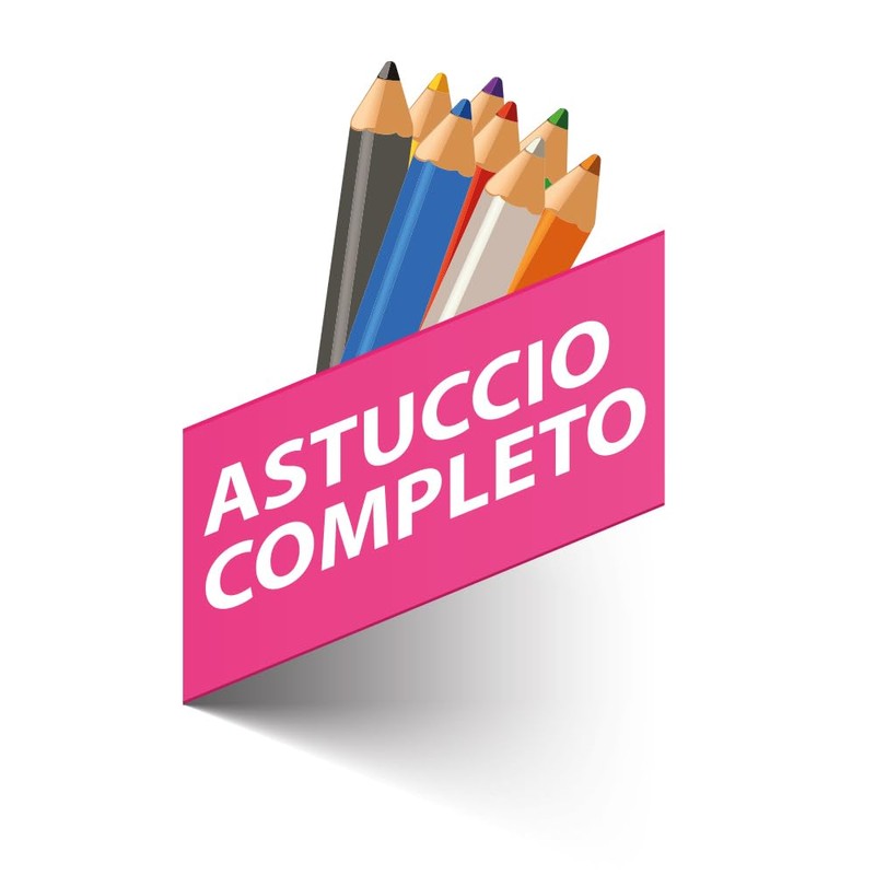 Favorit School Pencil Case Oval Red 24cm x 9.5cm Height