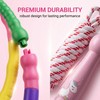 Detachable Weighted Fitness Hoop Combined with Pink Unicorn Skipping Rope,