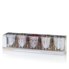 Yankee Candle Sampler Votive Candle Gift Set, Balsam & Cedar and Sparkling Cinnamon