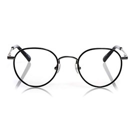 eyebobs BFF Premium Unisex Reading Glasses, Silver/Black Front with Silver Temples, 1.50 Magnification