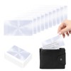 Liobelon 30 Pieces Credit Card Sized Magnifying Lenses Wallet Magnifier