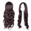 Dark Brown Wig, Long Brown Wigs For Women, Brown Curly