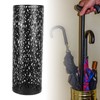 Umbrella Stand Rack for Entryway Metal Hollowed Freestanding Round Umbrella