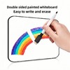 YIAGUN Dry Erase Whiteboard, Double Sided Magnetic White Board with