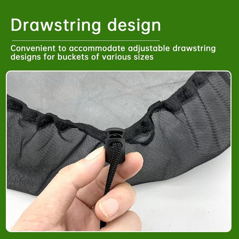 Pack of 2 Rain Butt Net, 80 cm, Adjustable Rain
