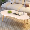 Small Coffee Table,Computer Desk,Cloud Coffee Table,Cute White Modern Tea Table