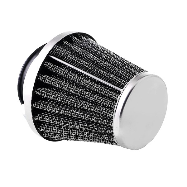 35mm Universal Air Filter, Washable Mushroom Head Shape Replacement Filter-Black