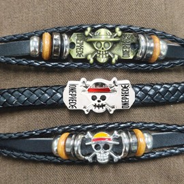 Fanoyo 3-Piece Anime Bracelet Set, Friendship Bracelet, Children, Adjustable Braided Bracelets, Anime Bracelets for Cosplay, Wrist Decoration