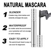 Black Mascara for Older Women,Fiber Eyelash Mascara Waterproof Long Lasting