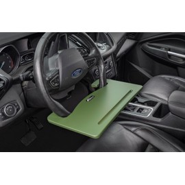 AutoExec AE-WM-AG Wheelmate Car Steering Wheel Tray Vehicle Desk, Army Green