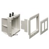 Arlington DVFR2W-1 Recessed Electrical Outlet Mounting Box with Paintable Wall