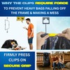 Portable Trash Bag Holder Stand For 20-33+ Gallon Liners 16x17in