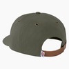 Dickies ROOMY WAXED FLAT BRIM W/LEATHER PATC