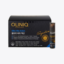 Ollinique (현대백화점)동원 올리닉 울트라 비타 액션 (액상20ml 캡슐500mg 정제 600mg 30개입 30일분) 소비기 (Dongwon) Ollinic Ultra Vita Action (Liquid 20ml Capsule 500mg Tablet 600mg 30 Capsules 30 Days Supply) Consumer Product