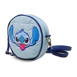 Bolsa Crossbody Redonda Stitch, Diseño Elegante y Juvenil para Mujer, Ideal como Regalo Original, Bolso Bandolera Compacto y Versátil para el Día a Día, Perfecto para Combinar con Cualquier Estilo.