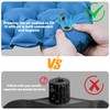 ONTYZZ Blue Push-up Cushion Inflatable Seat Cushion Lightweight Stadium Seat