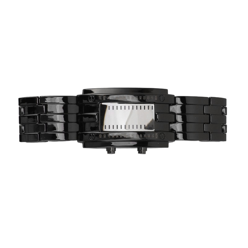 Dual Line Binary Watch Digital Blue LED Alloy Binary Fashion