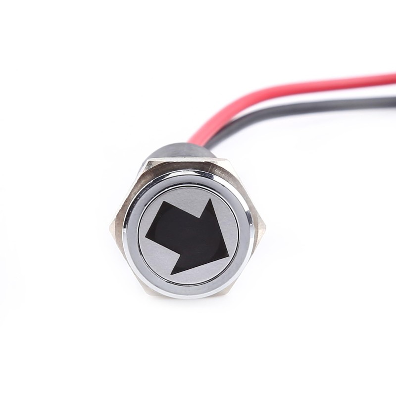 SOCOCO 12V 14mm LED Indicator Light, Indicator Light IP65 Dash