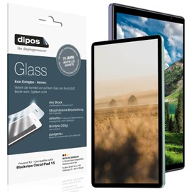 dipos I 2x Displayschutz 9H matt kompatibel mit Blackview Oscal Pad 15 Schutzfolie Anti-Shock Folie