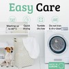 Zipped Pillow Covers Protectors 2 Pack 40x60 cm - and