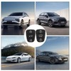 Vigorola 2 pcs Car Key Cover, 3-button Remote Control Car