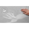 andiamo Arezzo Soft Bathroom Rug, Washable Bath Mat, Absorbent and