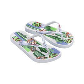 Ipanema Girls' Anat Cactus Kids, White Green Blue
