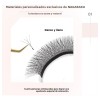 Extensión De Pestañas Nagaraku W Shape 4d