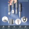 4-Piece Adaptive Utensils, Parkinson Cutlery Right-Handed Easy Grip Cutlery Set,