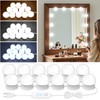 LED Vanity Mirror Lights with 12 Stick On Dimmable Bulbs,