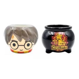 Set 2 Tazas Harry Poter Tazas 3d Ceramica Tarro