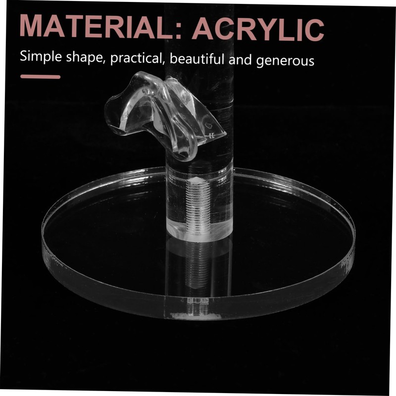 Mobestech Acrylic Glasses Display Shelf 2 Display Stand for Sunglasses