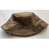 A New Day Brown Tan Checkered Bucket Hat-Adjustable