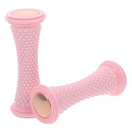 FRCOLOR 2pcs Portable Foot Massage Roller Durable Tpr Muscle Massager Tool for Foot Relief Ergonomic Design for Heel Arch Convenient for Home Travel Use
