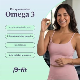 B-FIT Omega 3 1800 mg Ácidos Grasos - 1080 EPA y 720 DHA