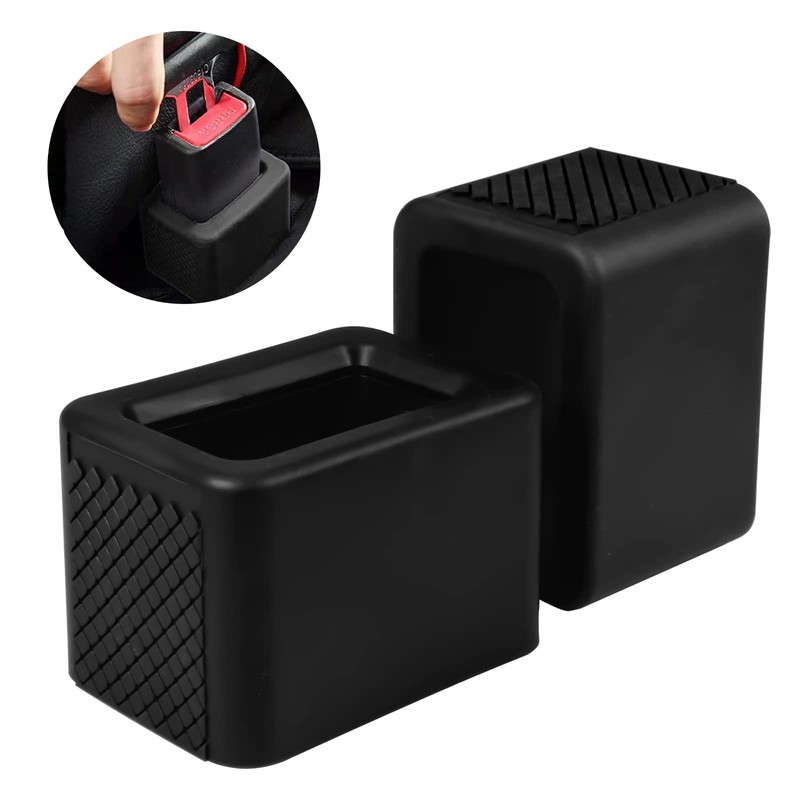 Sandhill Tools Car Seat Belt Buckle Holder, Flexible Silicone Buckle,