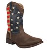 ROPER Mens American Patriotic Square Toe Casual Boots Mid Calf