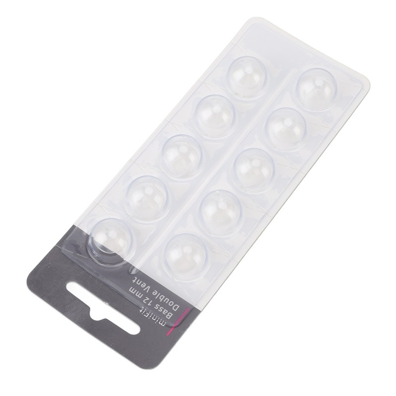 10pcs Double Vent Bass Dome Accessory Single Layer Double Vent