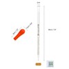 HIBATUL INC 4 Pack (0.5ml) Glass Graduated Dropper Pipettes Lab