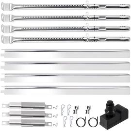 463365021 Grill Parts for Charbroil Performance 4 Burner, DHLG-12 Igniter, G325-0002-W1 Heat Tent, G327-2100-W1 Burner, G428-5102-W1 Carryover Tube for Char-broil Performance 463365522, 463351021.