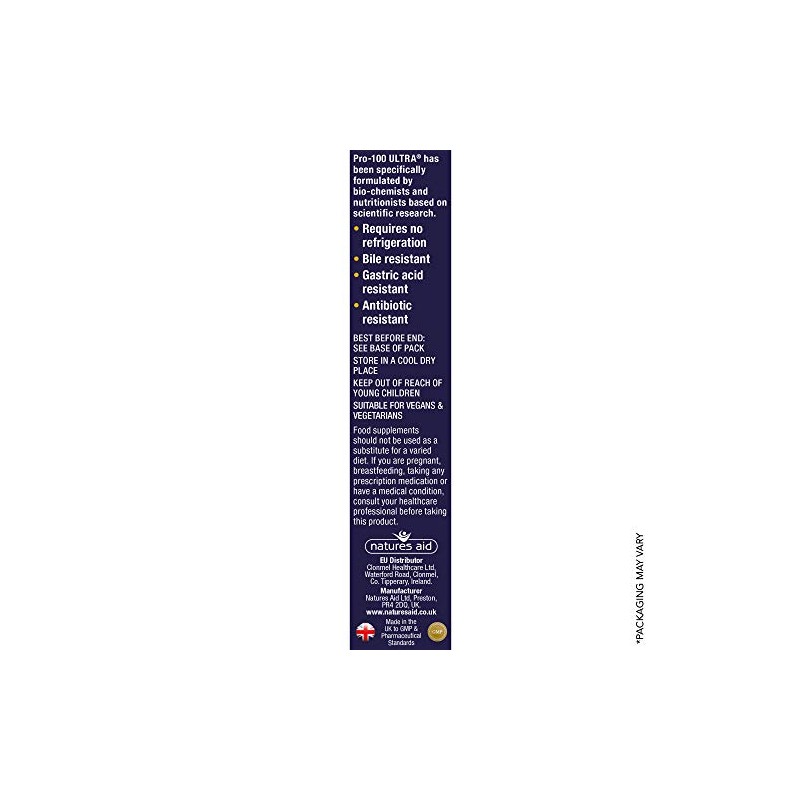 Bio360 Pro-100 Ultra (100 Billion Bacteria)|from Natures Aid | 30