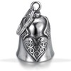 PEVRUAY Guardian Bell Motorcycle Bell, Bicycle Bell, Stainless Steel Motorcycle