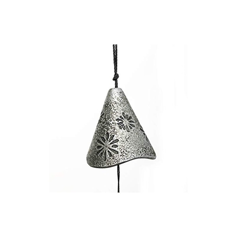 Nanbu Wind Chime, Ichitoudo, Wind Chime, Hanabi, Silver Gray