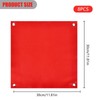 Pack of 8 Red Flags Warning Flags Weatherproof Warning Flag